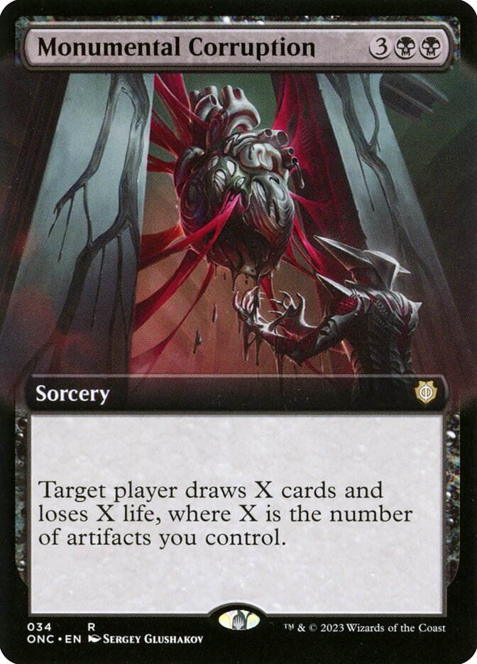 Monumental Corruption - Extended Art - Foil