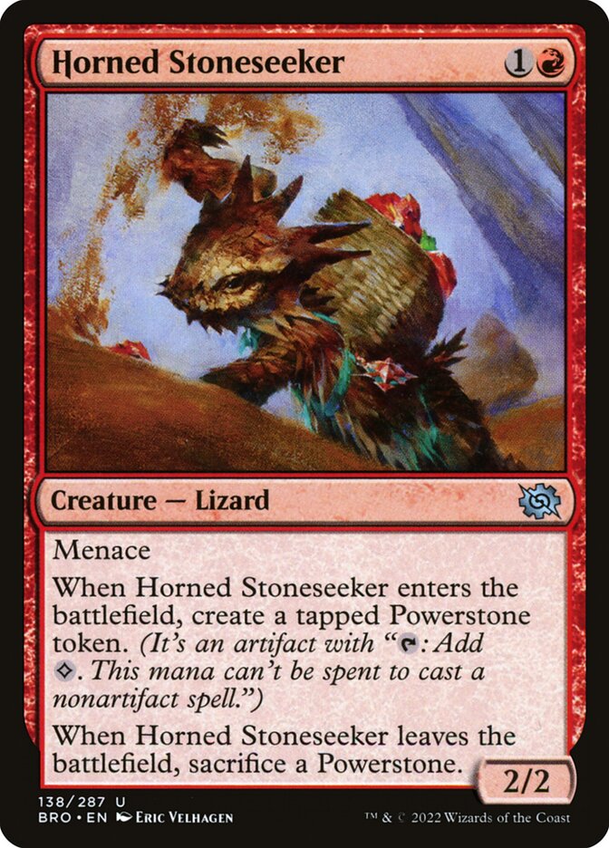 Horned Stoneseeker - Foil