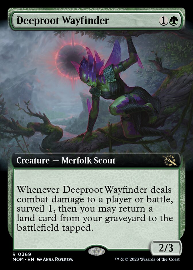 Deeproot Wayfinder - Extended Art - Foil