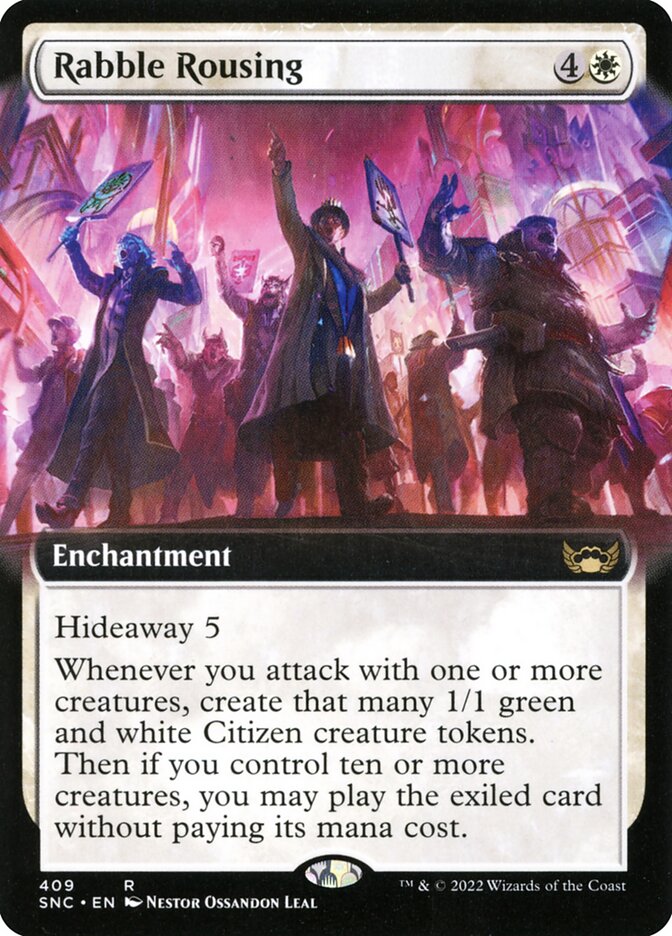 Rabble Rousing - Extended Art - Foil