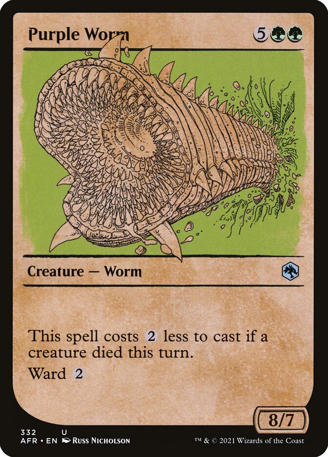 Purple Worm - Showcase - Foil
