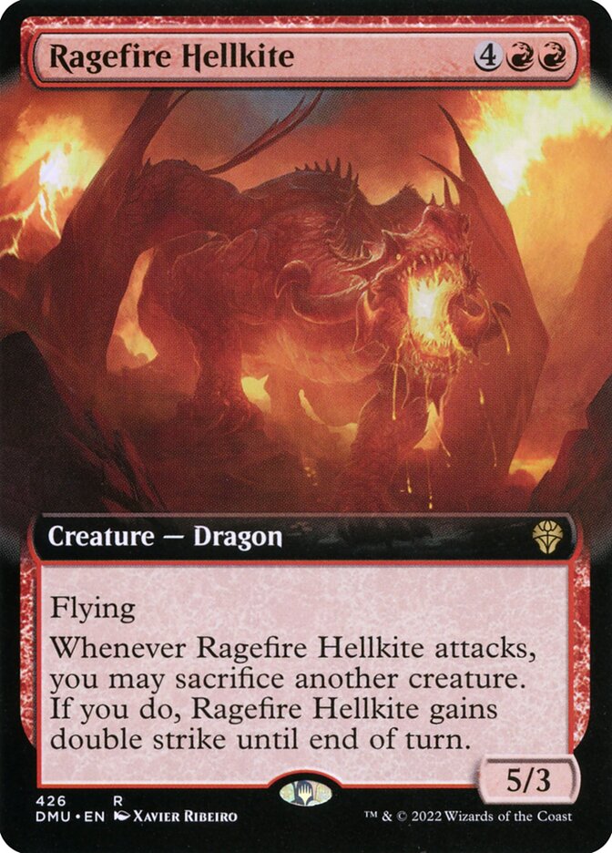 Ragefire Hellkite - Extended Art