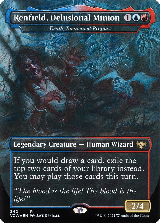 Renfield, Delusional Minion (Eruth, Tormented Prophet) - Borderless Dracula Series