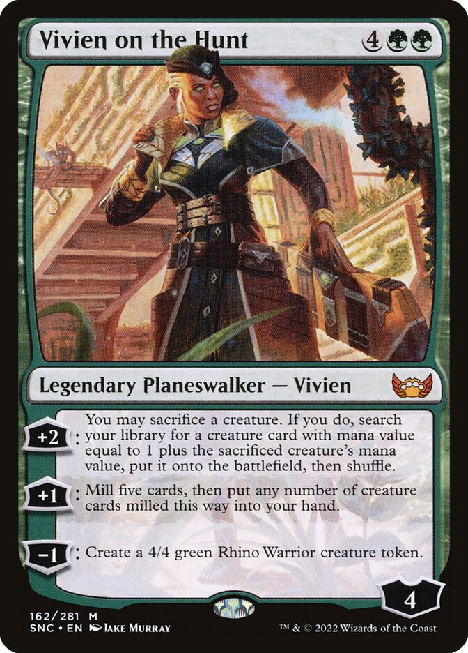 Vivien on the Hunt - Foil