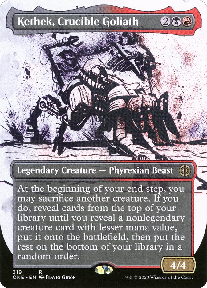 Kethek, Crucible Goliath - Borderless - Foil