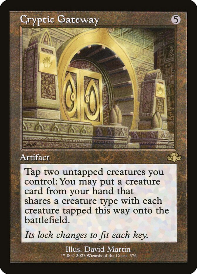 Cryptic Gateway - Retro Frame