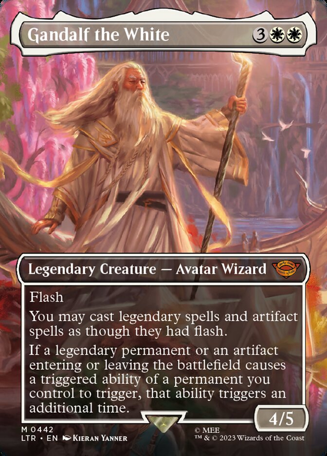 Gandalf the White - Borderless - Foil