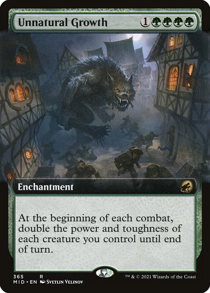 Unnatural Growth - Extended Art - Foil
