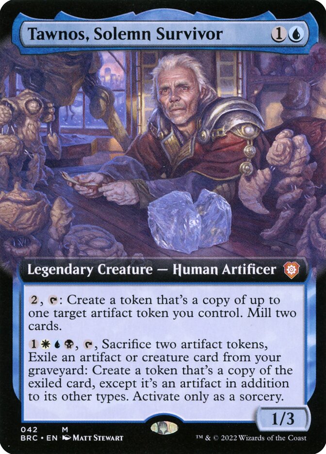 Tawnos, Solemn Survivor - Extended Art - Foil