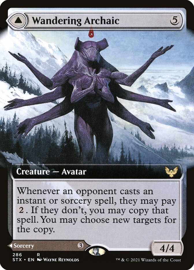 Wandering Archaic // Explore the Vastlands - Extended Art - Foil
