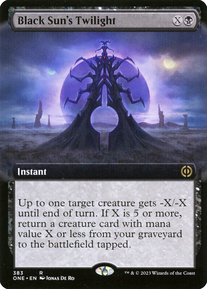 Black Sun's Twilight - Extended Art - Foil