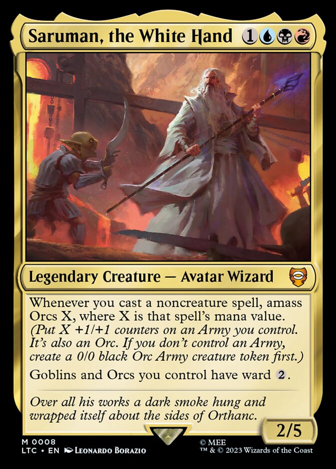 Saruman, the White Hand - Foil