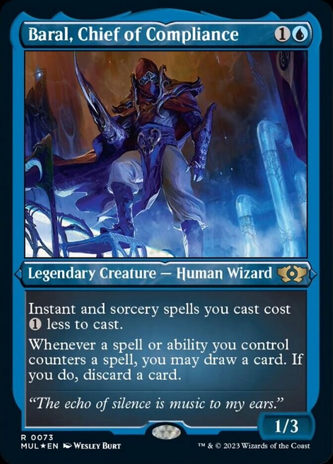 Baral, Chief of Compliance - Etched - Foil