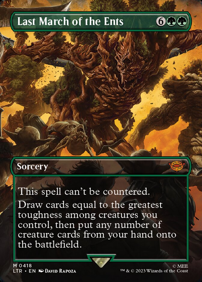 Last March of the Ents - Borderless - Foil