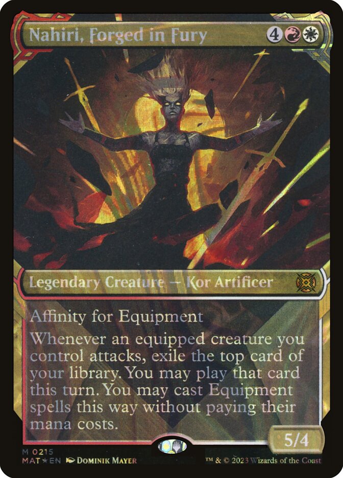 Nahiri, Forged in Fury - Halo Foil
