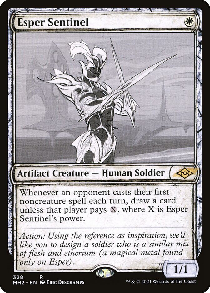 Esper Sentinel - Sketch Art