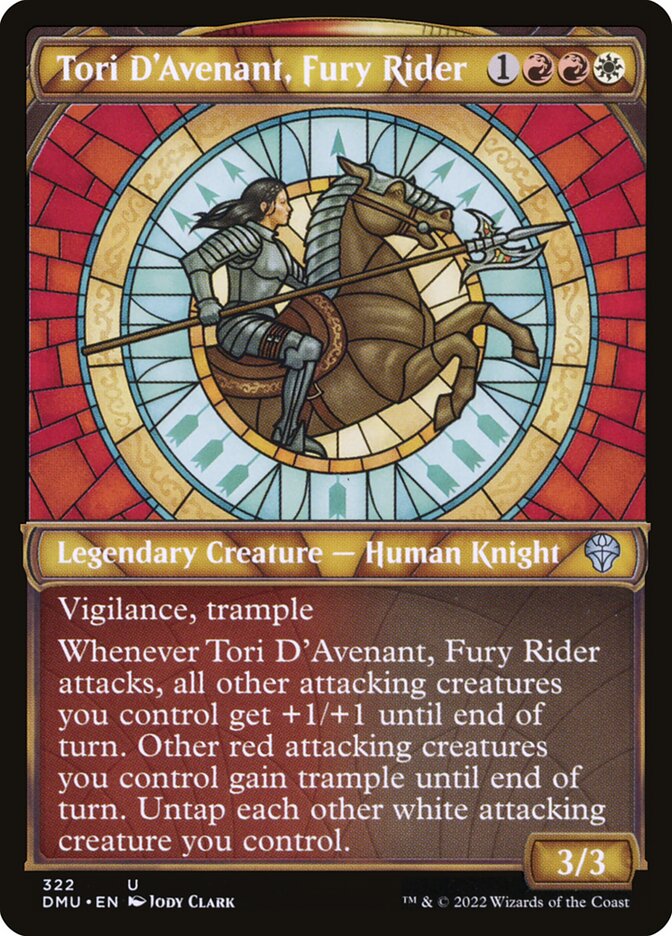 Tori D'Avenant, Fury Rider - Showcase