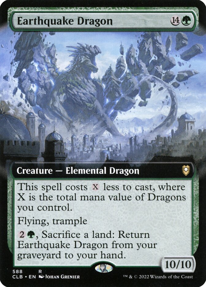 Earthquake Dragon - Extended Art
