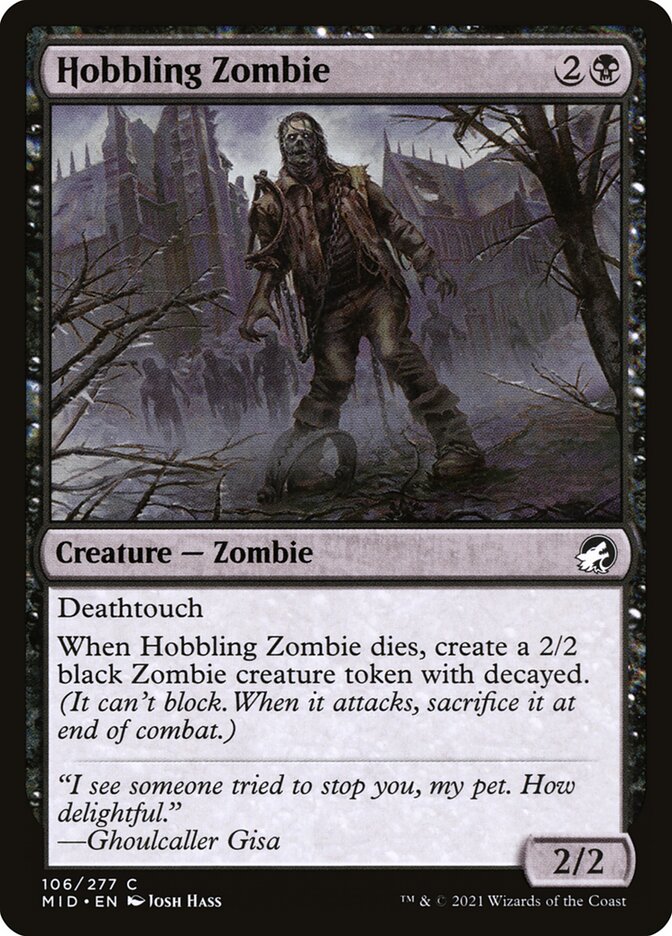 Hobbling Zombie - Foil