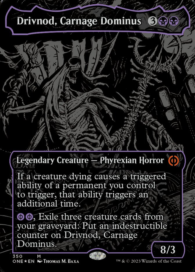 Drivnod, Carnage Dominus - Oil Slick - Foil