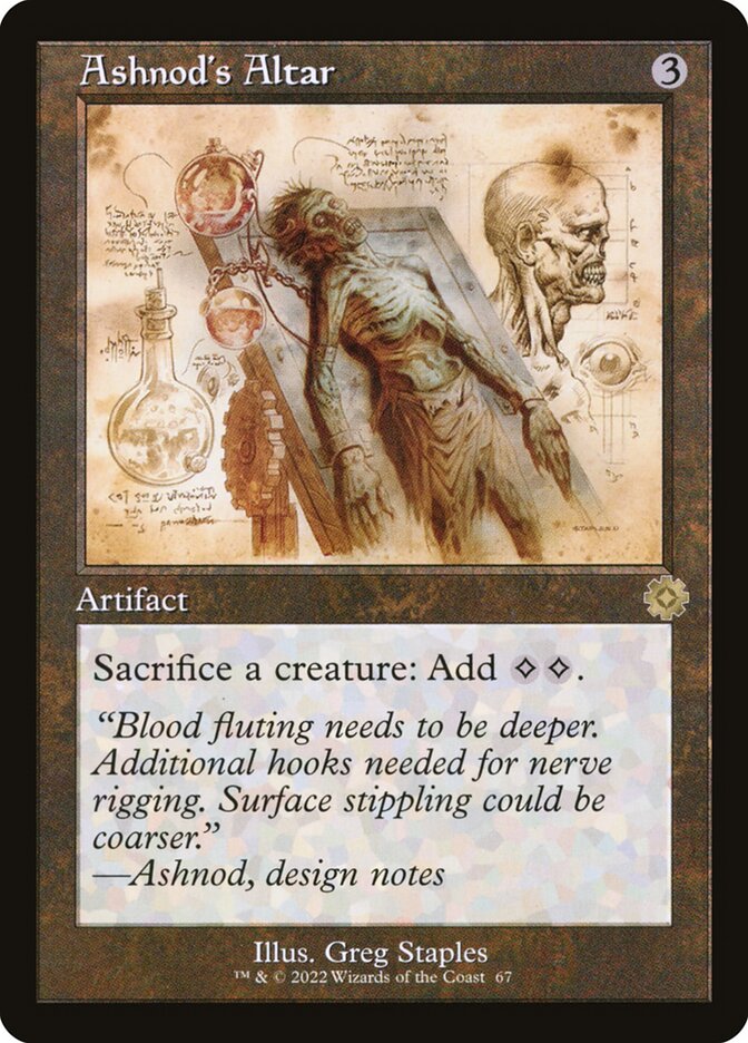 Ashnod's Altar - Schematic - Foil