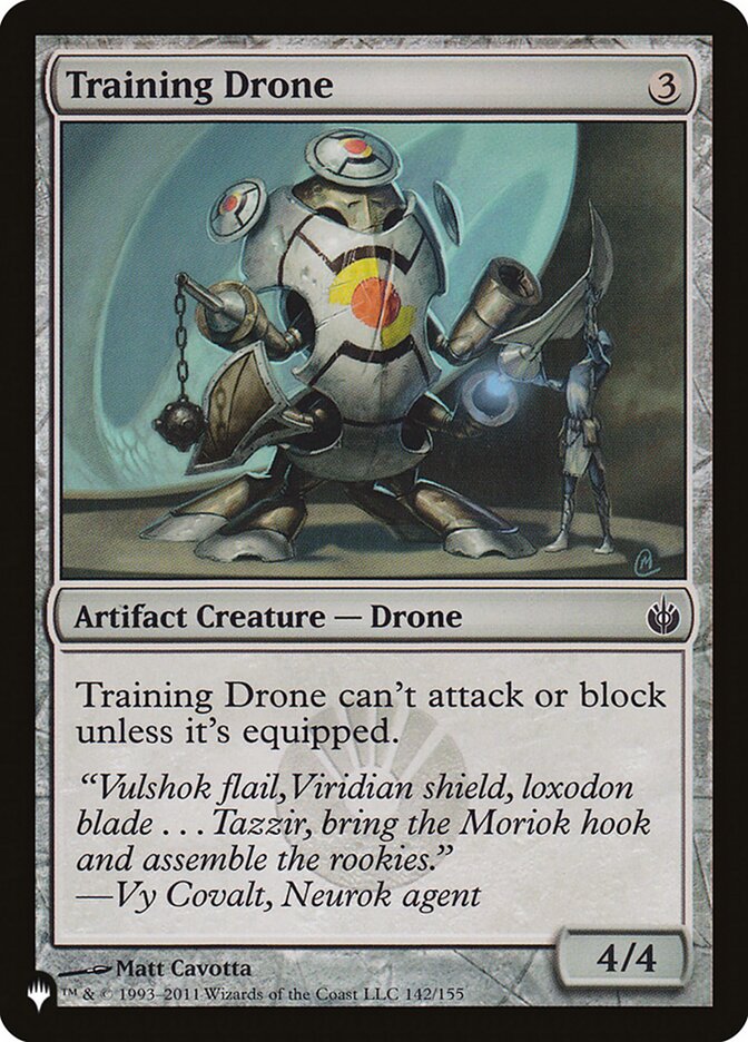 Training Drone - The List