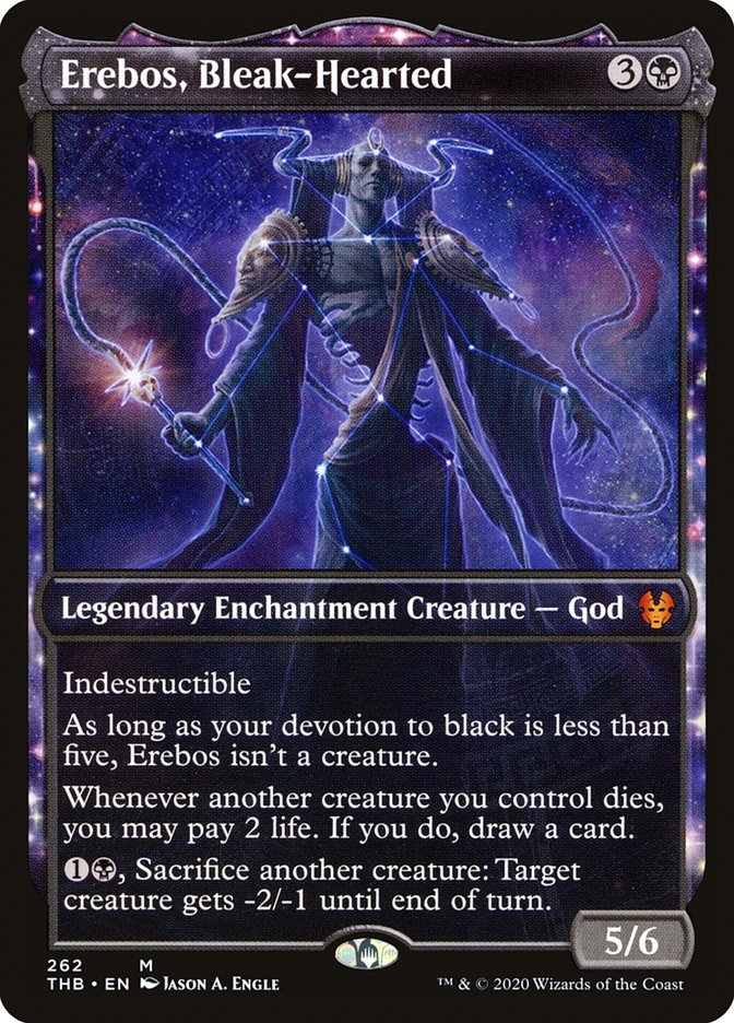 Erebos, Bleak-Hearted - Full Art - Foil