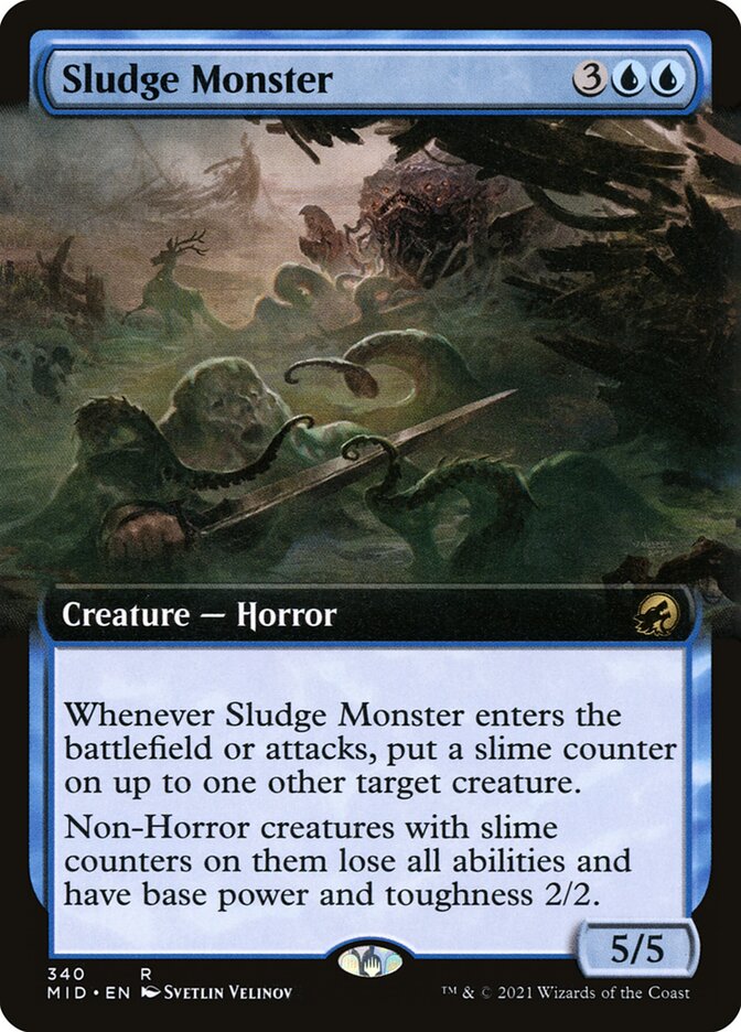 Sludge Monster - Extended Art - Foil