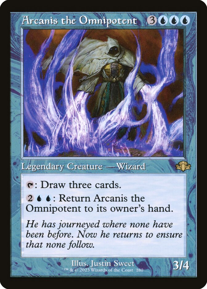 Arcanis the Omnipotent - Retro Frame - Foil