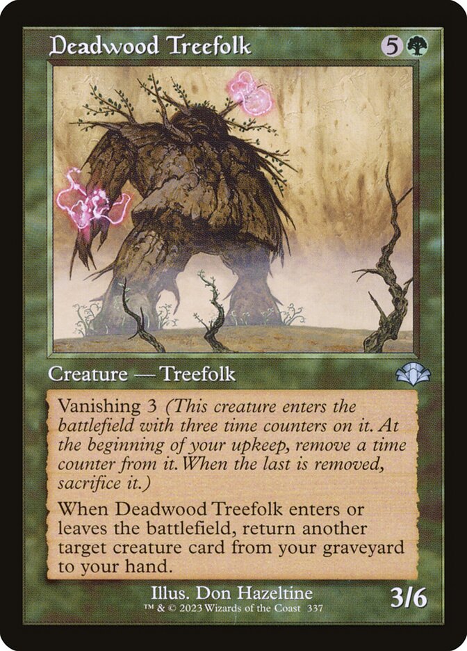 Deadwood Treefolk - Retro Frame - Foil