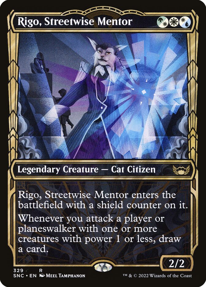 Rigo, Streetwise Mentor - Showcase - Foil