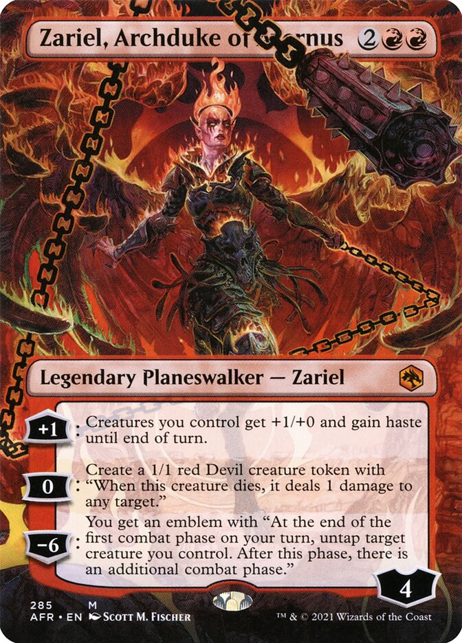 Zariel, Archduke of Avernus - Borderless - Foil