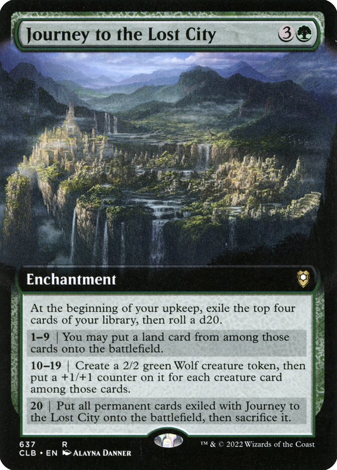 Journey to the Lost City - Extended Art