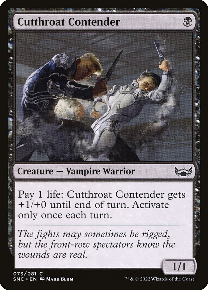 Cutthroat Contender - Foil