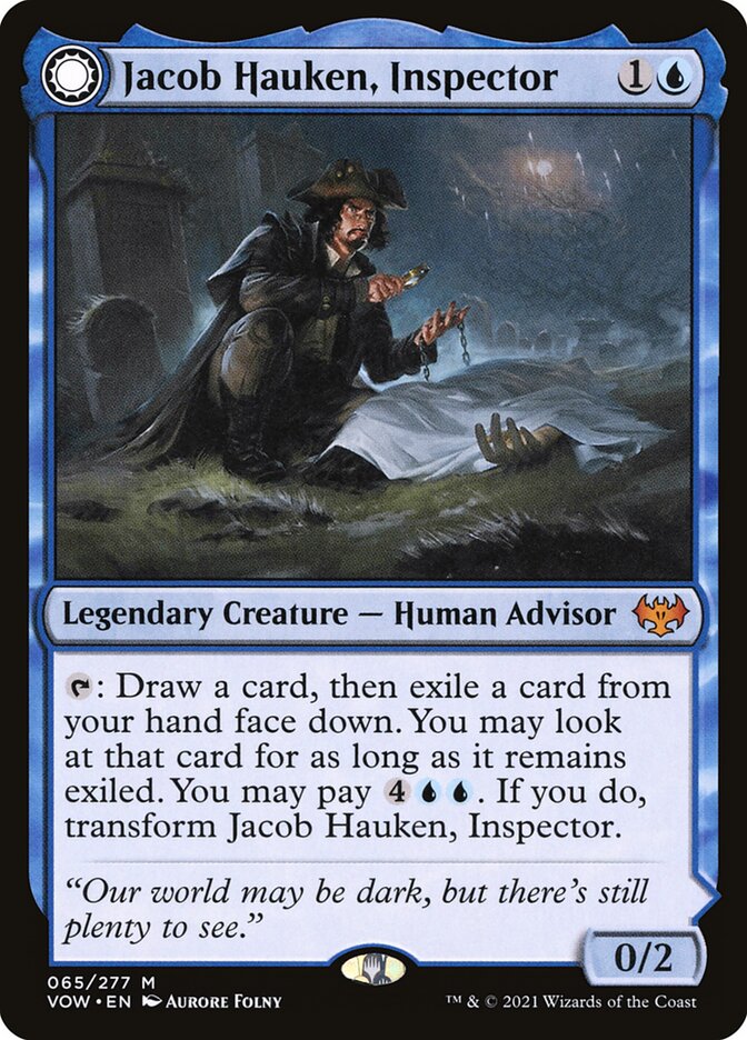 Jonathan Harker // Harker's Obsessive Inquiry (Jacob Hauken, Inspector // Hauken's Insight) - Foil