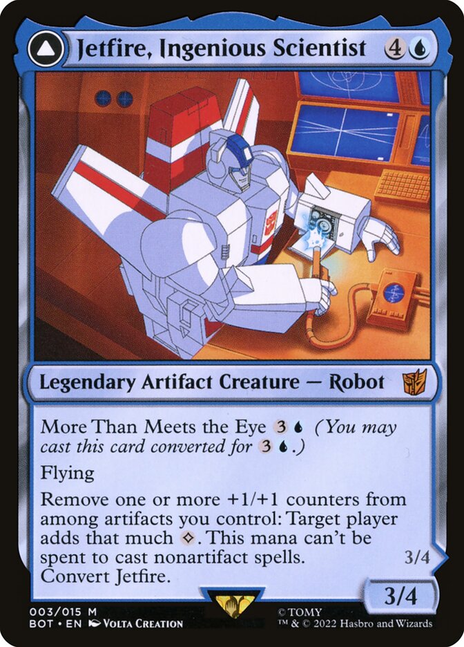 Jetfire, Ingenious Scientist // Jetfire, Air Guardian - Foil