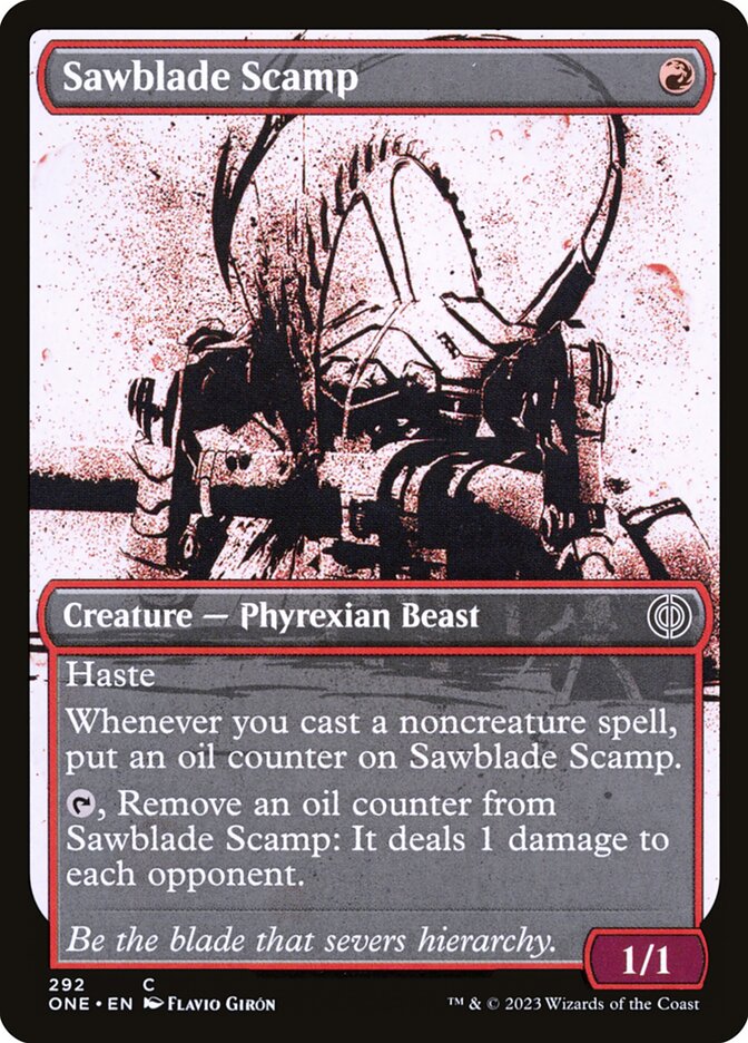 Sawblade Scamp - Showcase - Foil