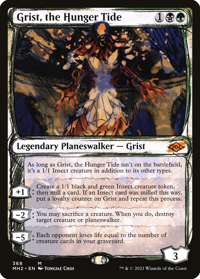 Grist, the Hunger Tide - Sketch Art - Foil