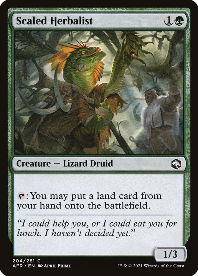 Scaled Herbalist - Foil