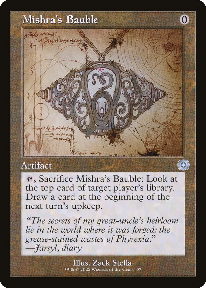 Mishra's Bauble - Schematic - Foil