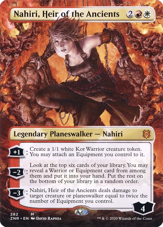 Nahiri, Heir of the Ancients - Borderless - Foil