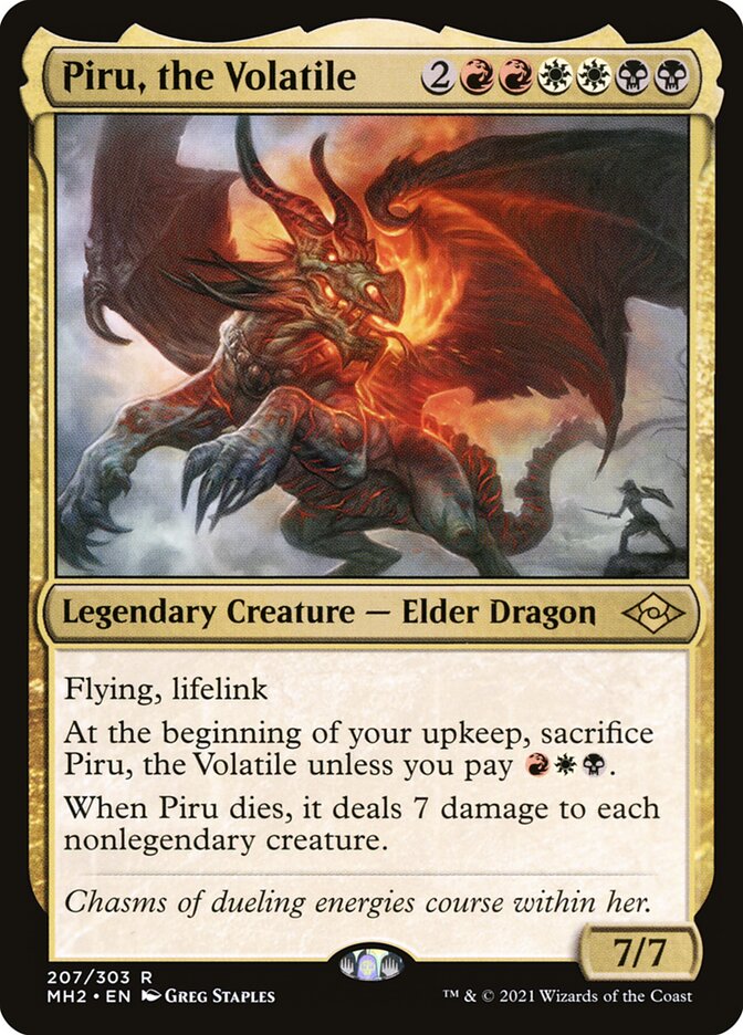 Piru, the Volatile - Foil