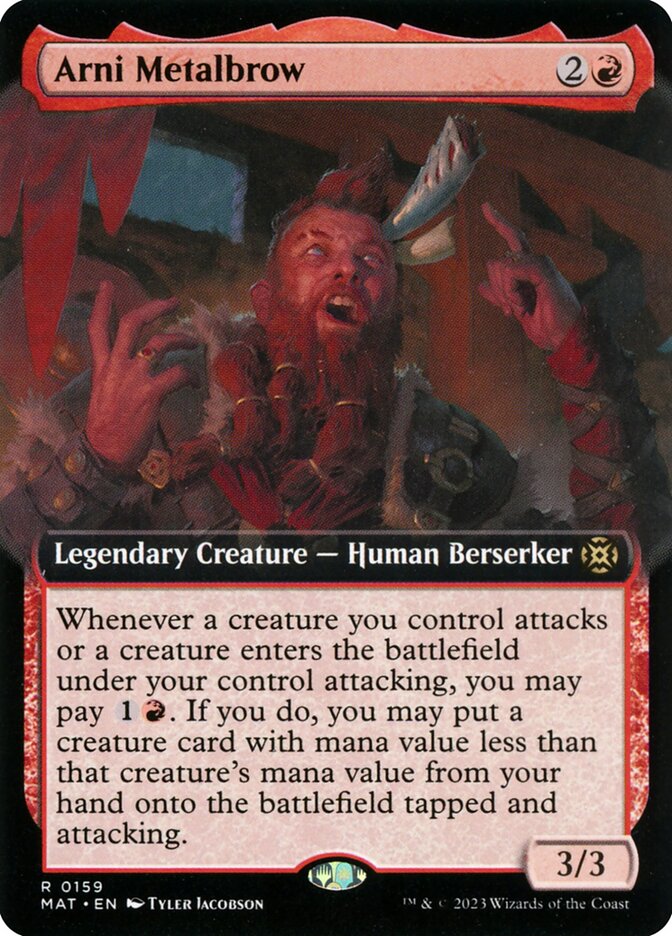 Arni Metalbrow - Extended Art - Foil