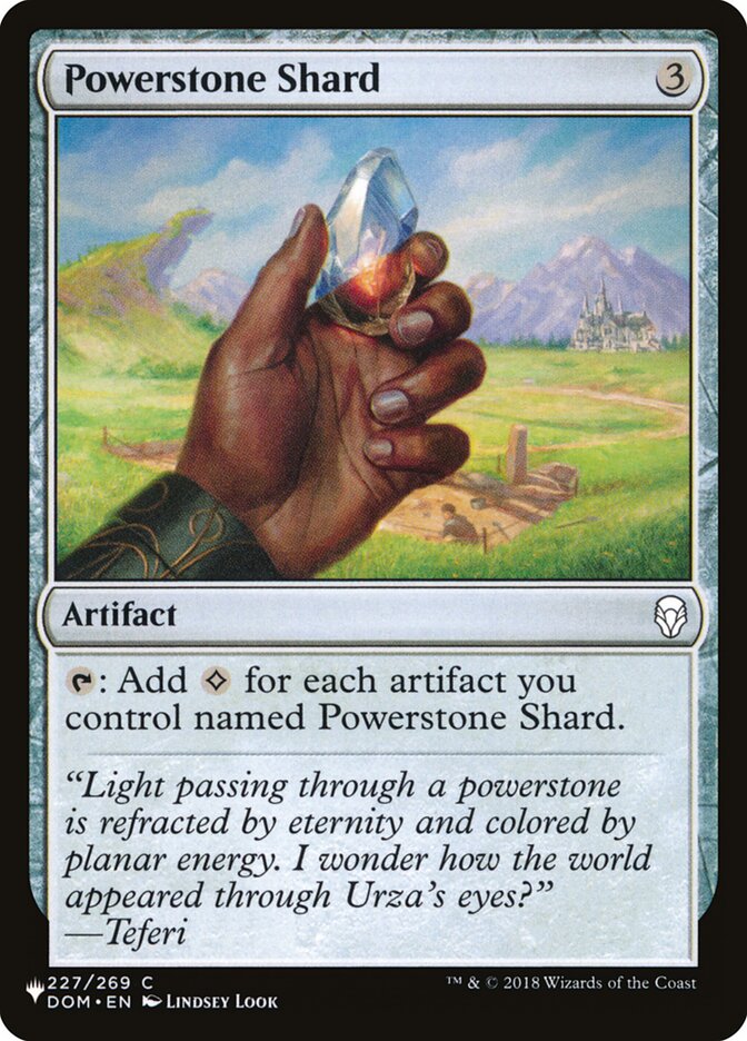 Powerstone Shard - The List