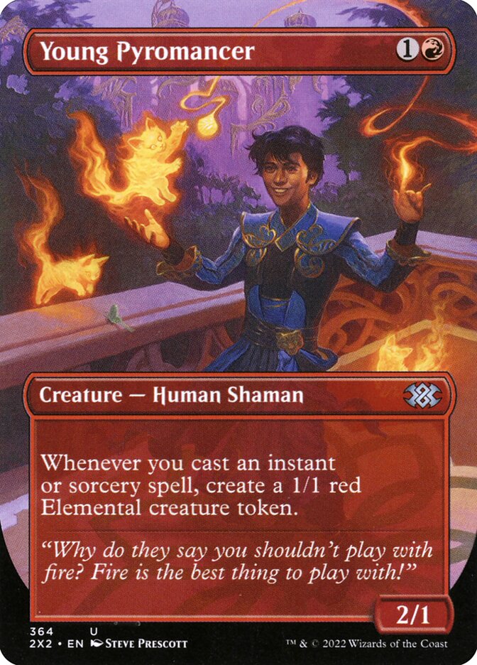 Young Pyromancer - Borderless - Foil