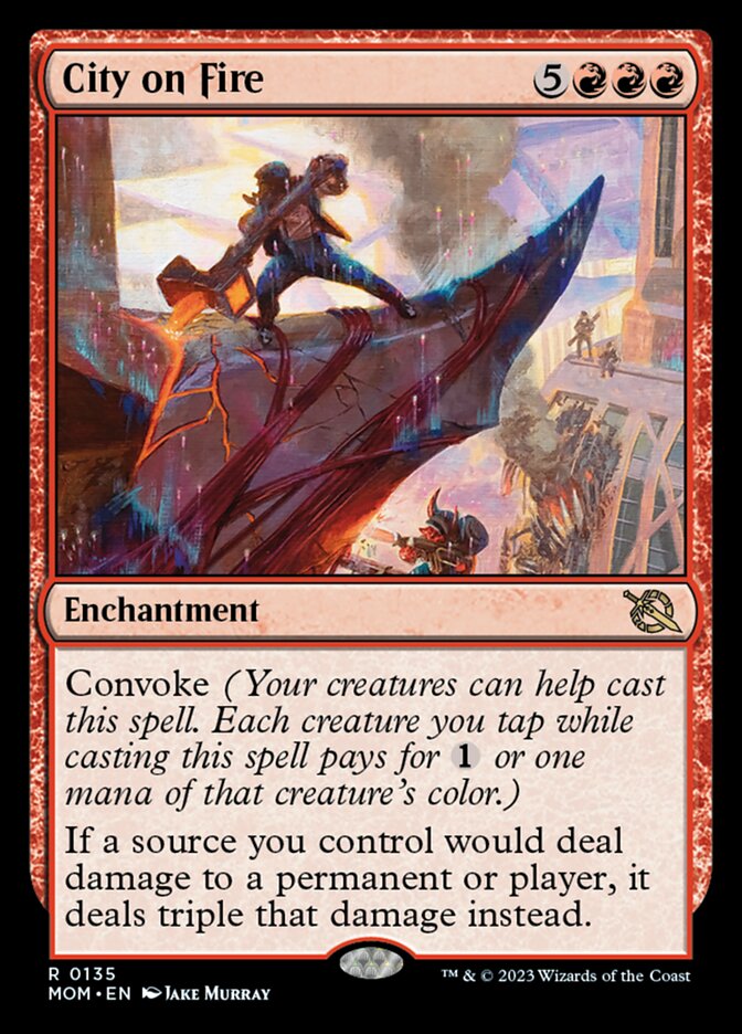 City on Fire - Foil