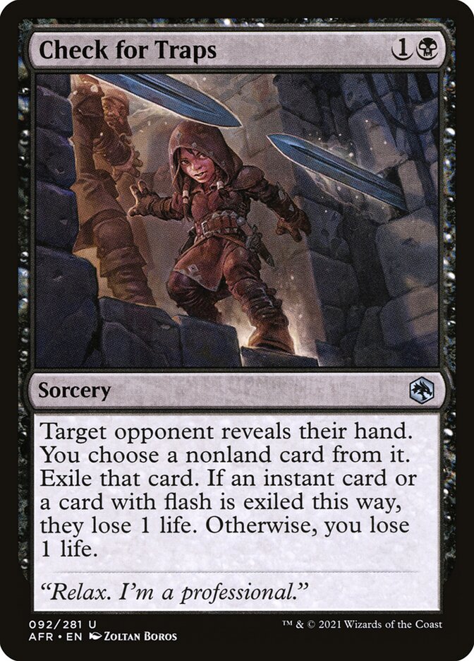 Check for Traps - Foil