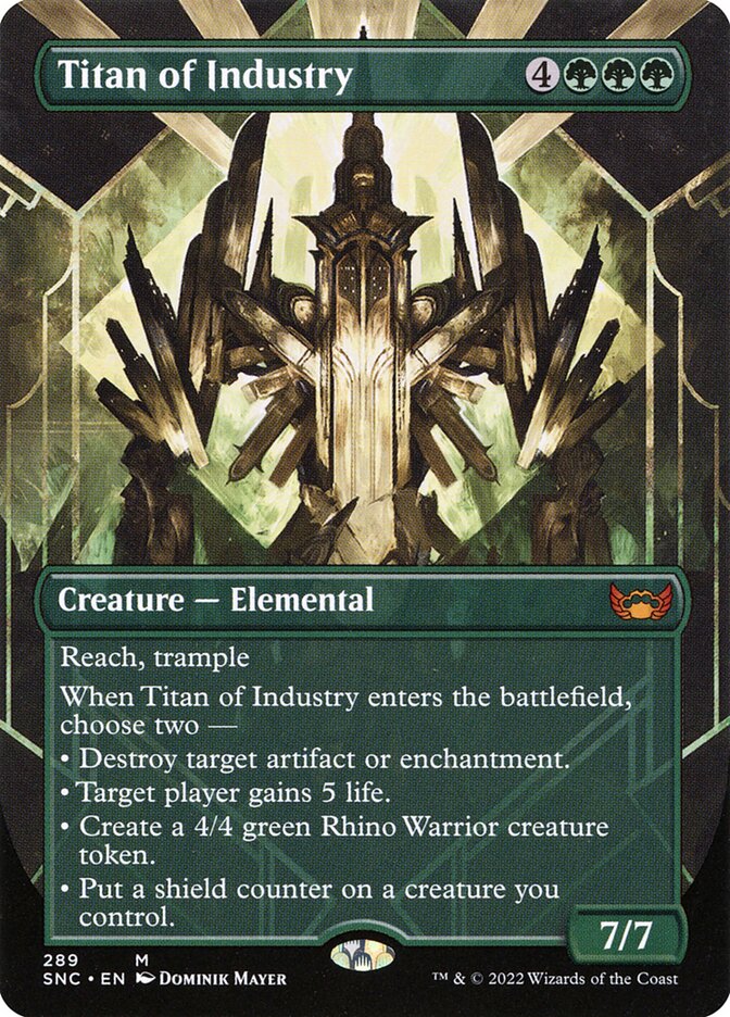 Titan of Industry - Borderless - Foil