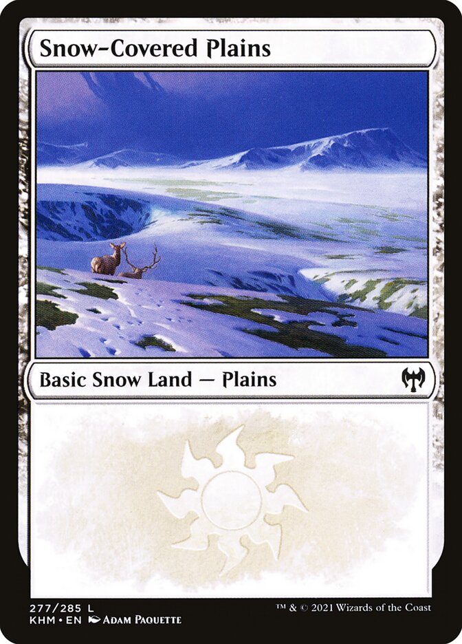 Snow-Covered Plains - Foil