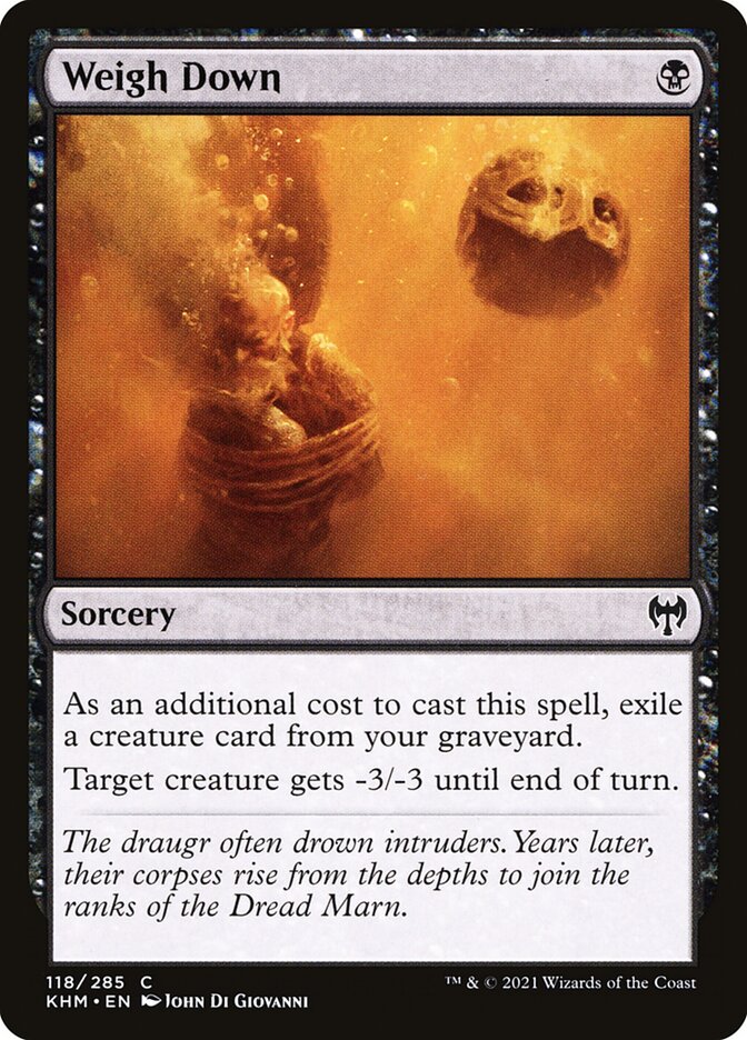 Weigh Down - Foil